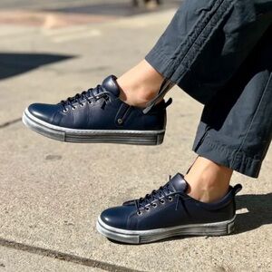 Gelato Tampa Red Leather Slip-on Sneakers